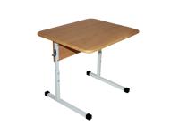 Стол ученический 1-местный регулируемый по высоте телескопическое соединение c царгой Р.ГР. 3-5