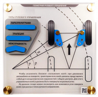 Демонстрационная модель "Геометрия рулевого управления"