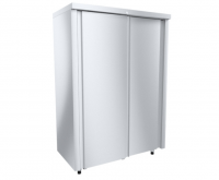 Шкаф-купе кухонный 950х600х1740(1760) мм, нерж.+оцинк.