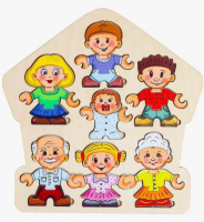 Развивающая игра Семья 4