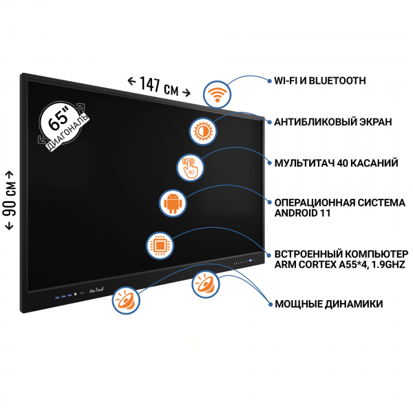 Интерактивная панель "New Touch 65"